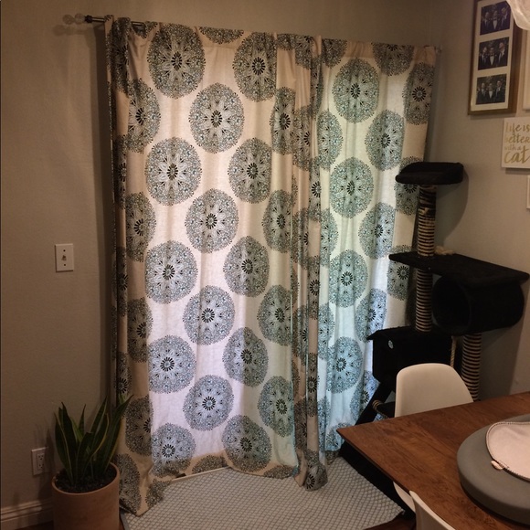 Target Threshold Accessories Twill Woven Medallion Curtains